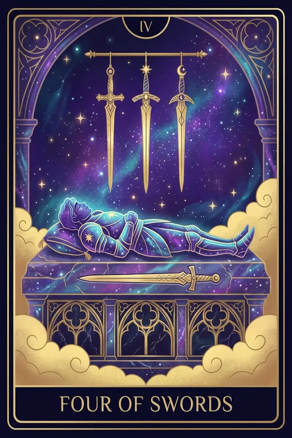 Cuatro de Espadas (Four of Swords)