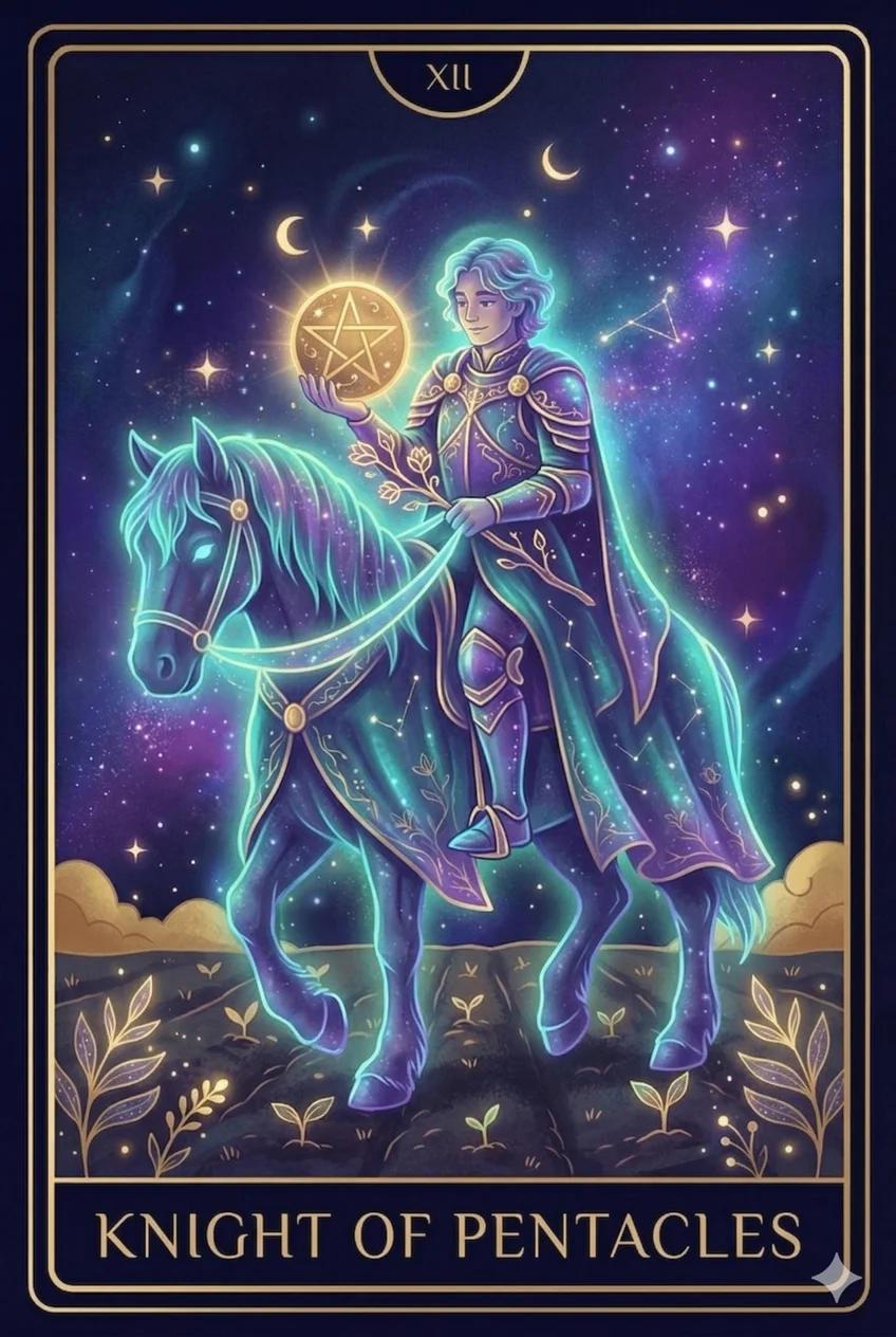 Caballero de Oros (Knight of Pentacles)