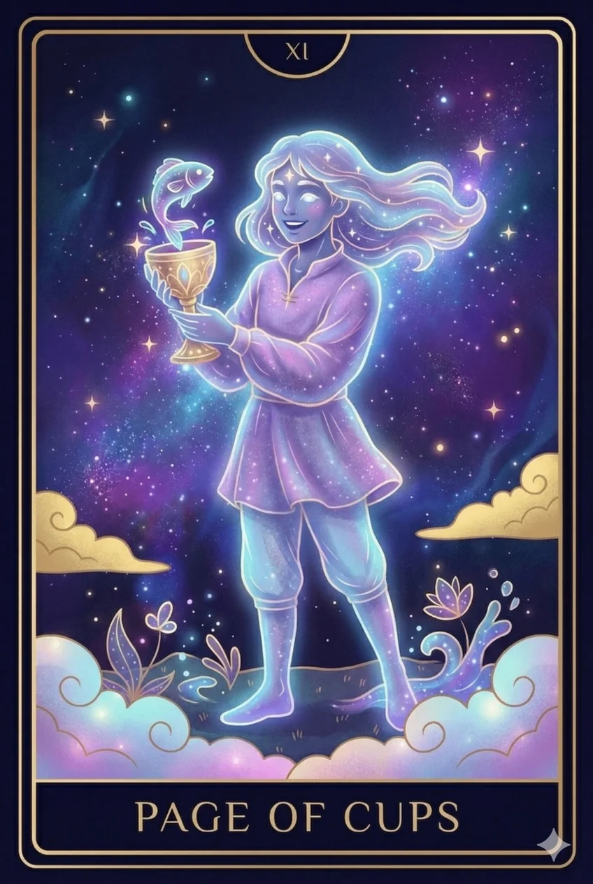 Sota de Copas (Page of Cups)