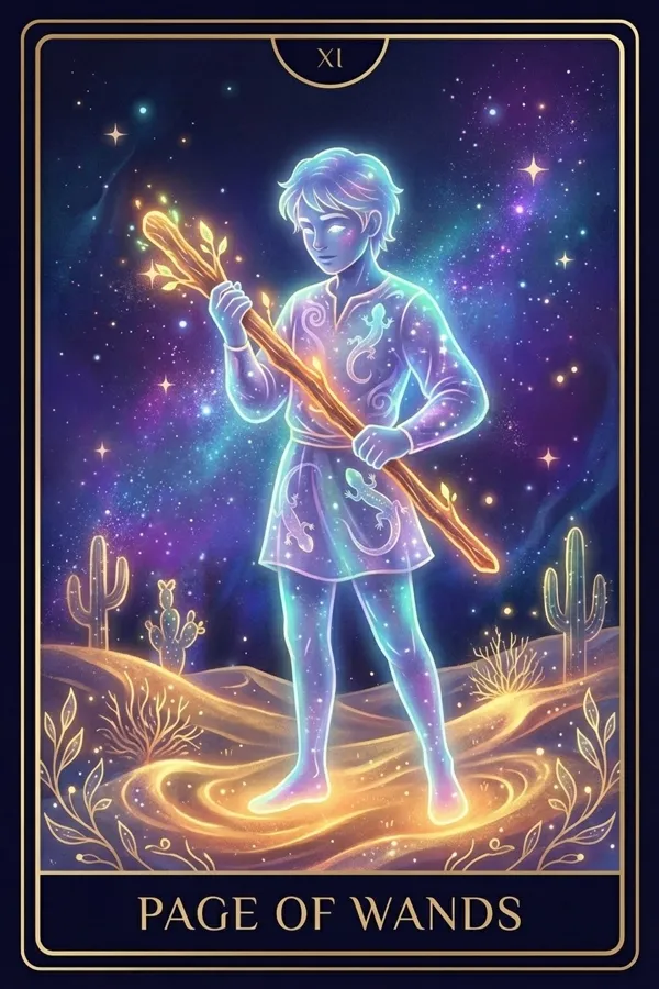 Sota de Bastos (Page of Wands)