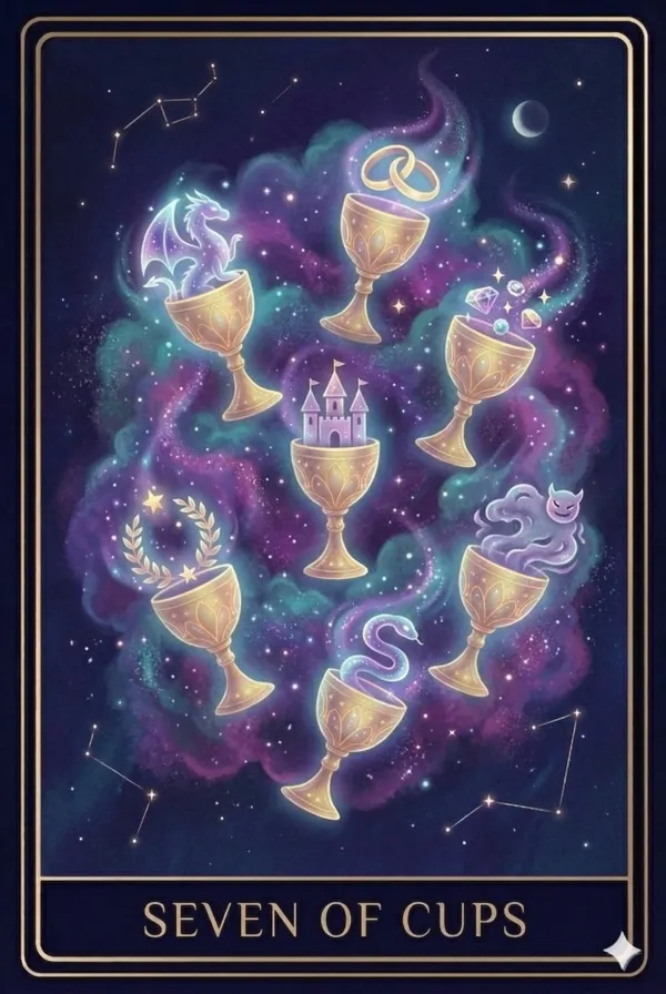 Siete de Copas (Seven of Cups)