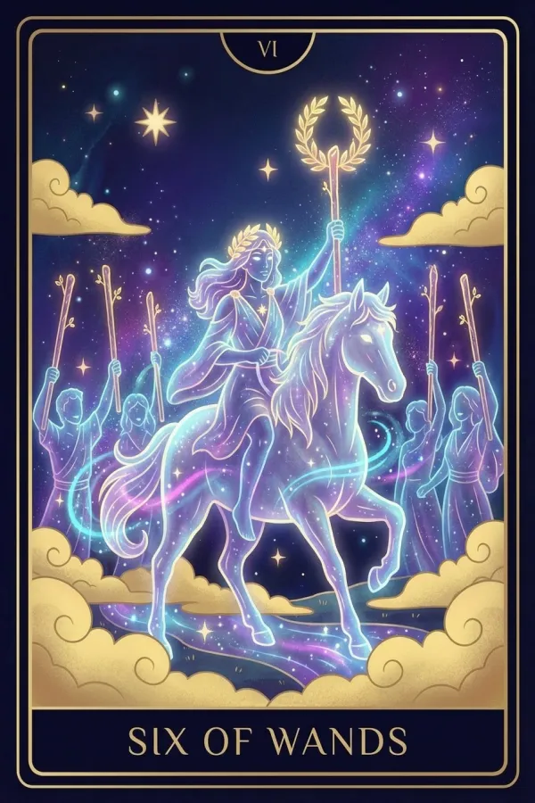 Seis de Bastos (Six of Wands)