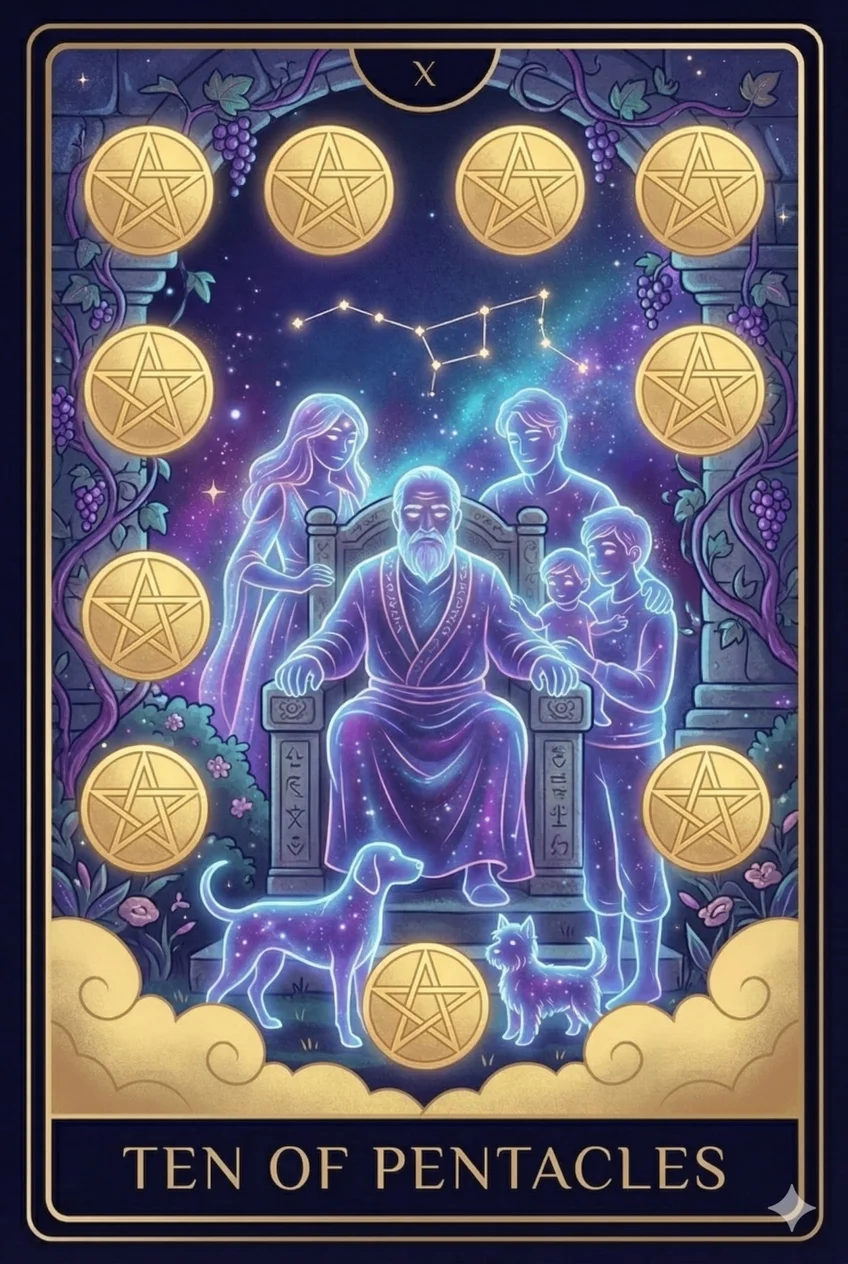 Diez de Oros (Ten of Pentacles)