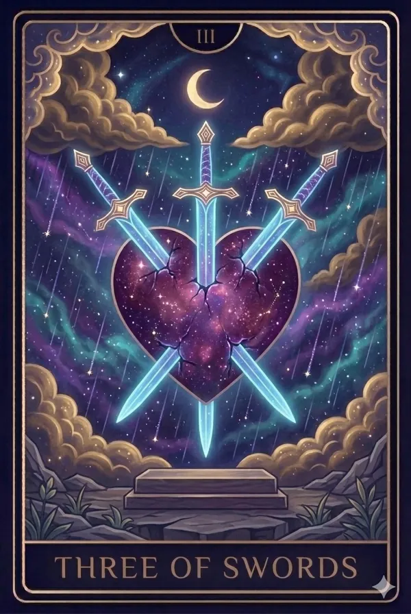 Tres de Espadas (Three of Swords)