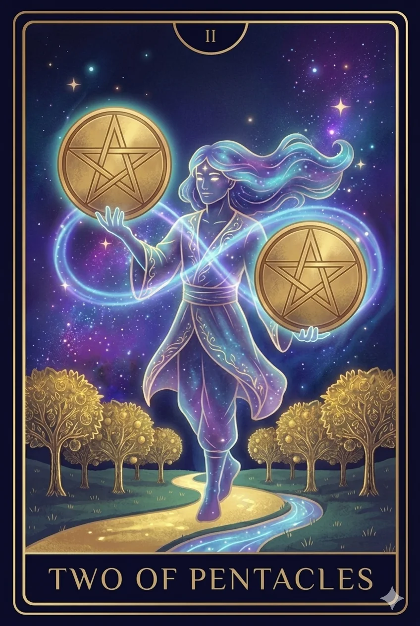 Dos de Oros (Two of Pentacles)